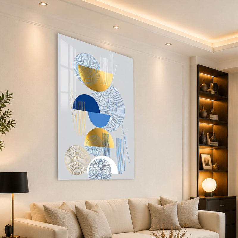 Blue And Gold Rhythm angled lifestyle view