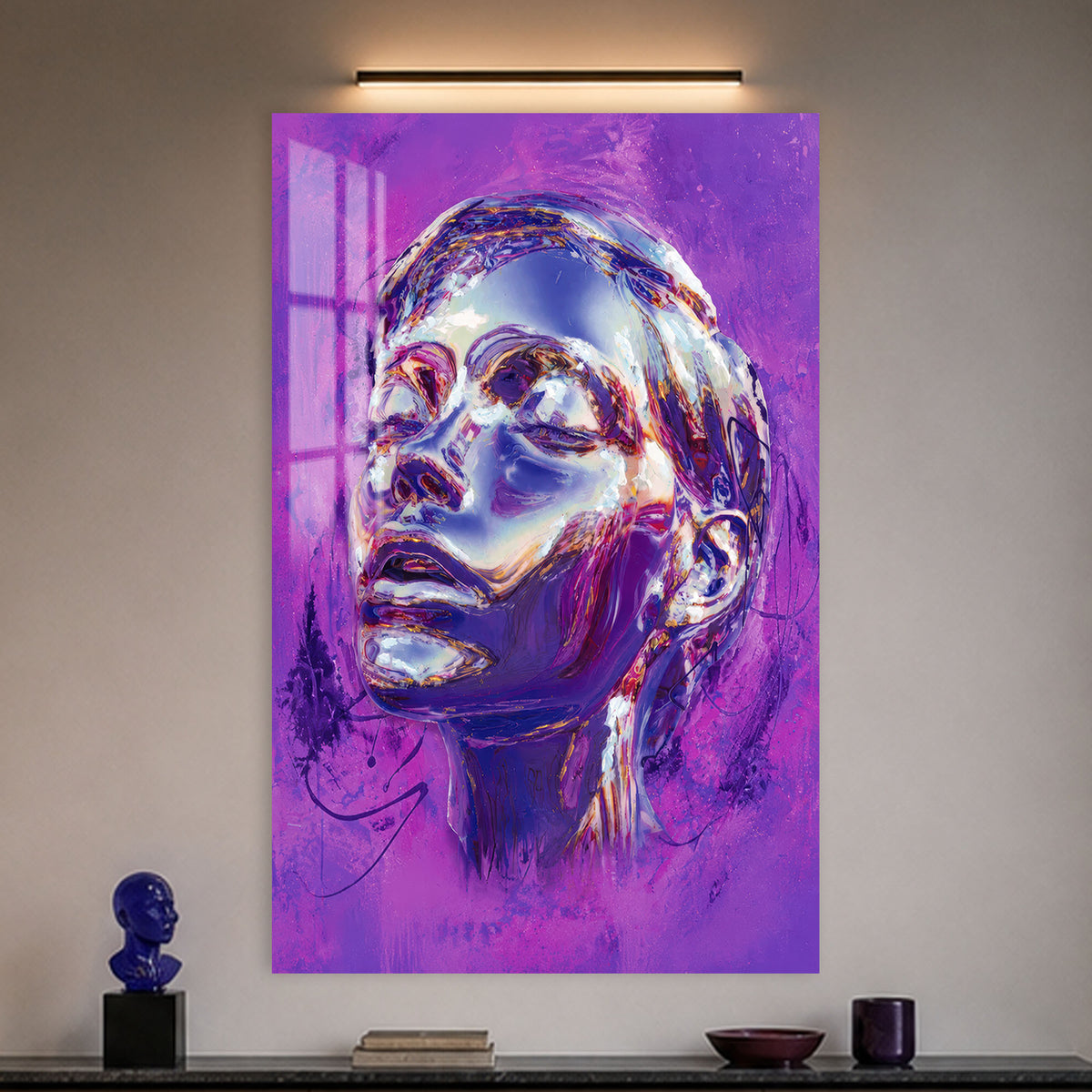 Violet Reverie in a modern room
