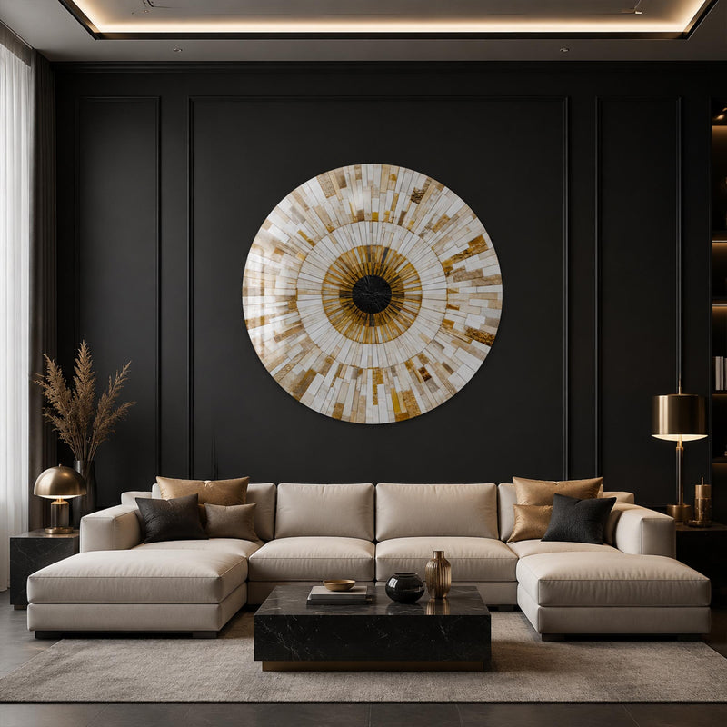 Golden Mosaic Sunburst lifestyle view