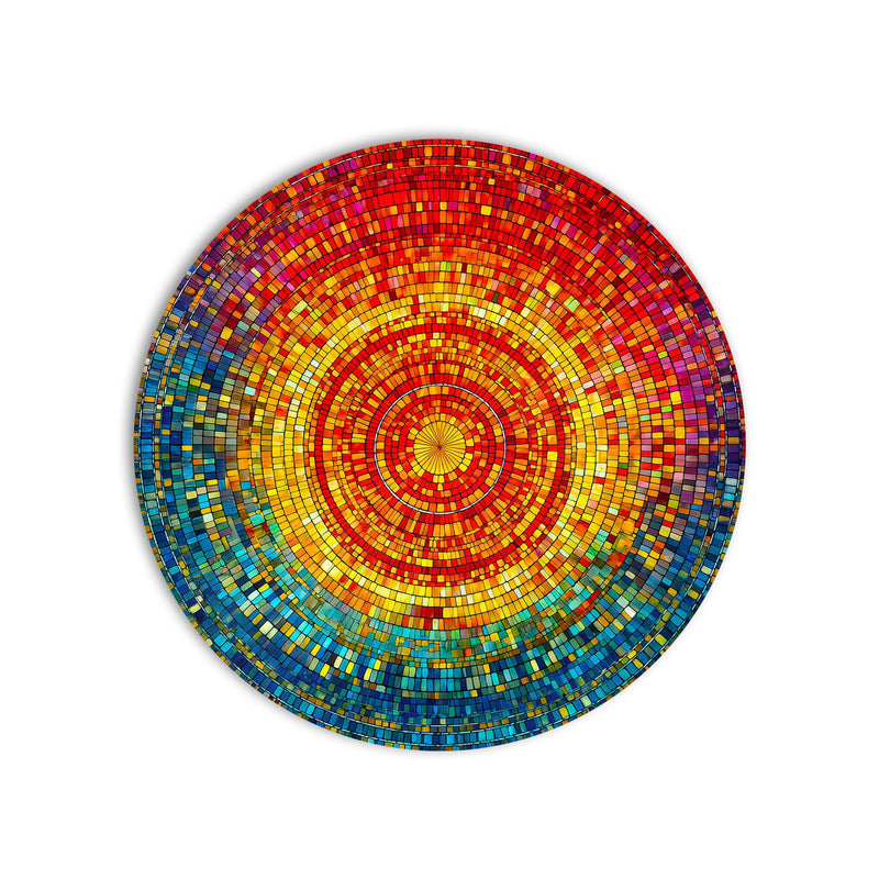 Radiant Mosaic Sunburst product shot on white background