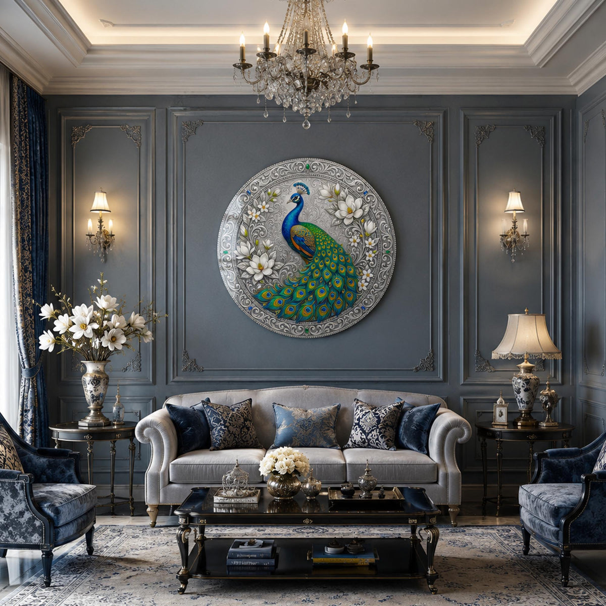 Regal Peacock II in a modern room