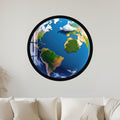 Living Earth with black frame