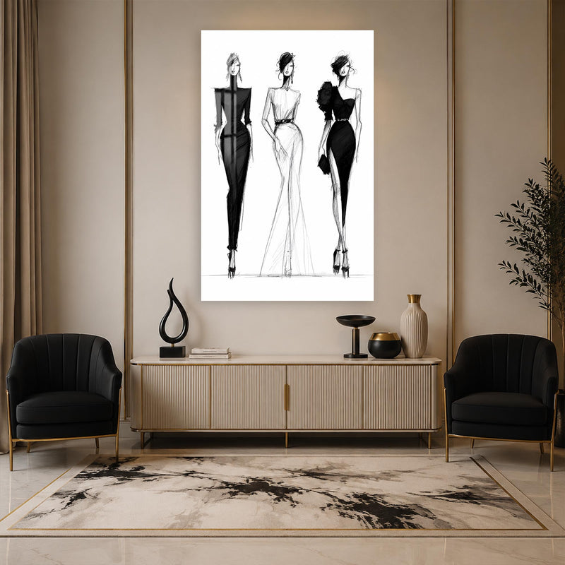 Monochrome Fashion Trio lifestyle view