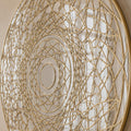 Golden Radial Mandala Line Art lifestyle view