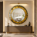 Celestial Compass with gold frame