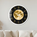 Golden Lunar Roman with white frame