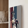 Modern Great Dane close-up angled detail