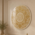 Shahada Gold Relief Medallion lifestyle view