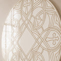 Gothic Cross And Dove Roundel lifestyle view