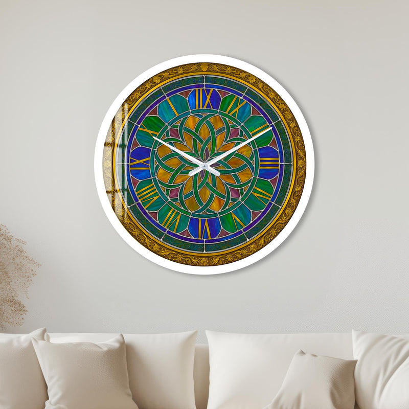 Jewel Mosaic with white frame
