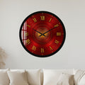 Crimson Roman Numerals with black frame