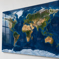 Satellite World Map lifestyle view