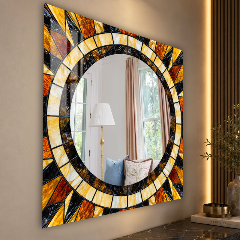Amber Mosaic Sunburst lifestyle view