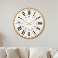 Vintage Roman Numerals with gold frame