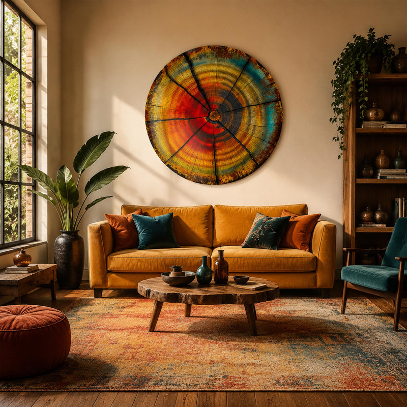 Sunlit Timber Rings lifestyle view