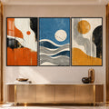 Abstract Rhythm with black frame