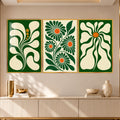 Retro Botanical with gold frame