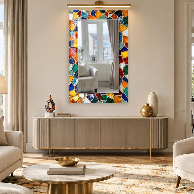 Vibrant Mosaic Glass lifestyle view