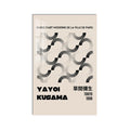 Yayoi Kusama Retro Poster product shot on white background