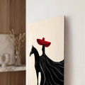 Crimson Hat Elegance lifestyle view