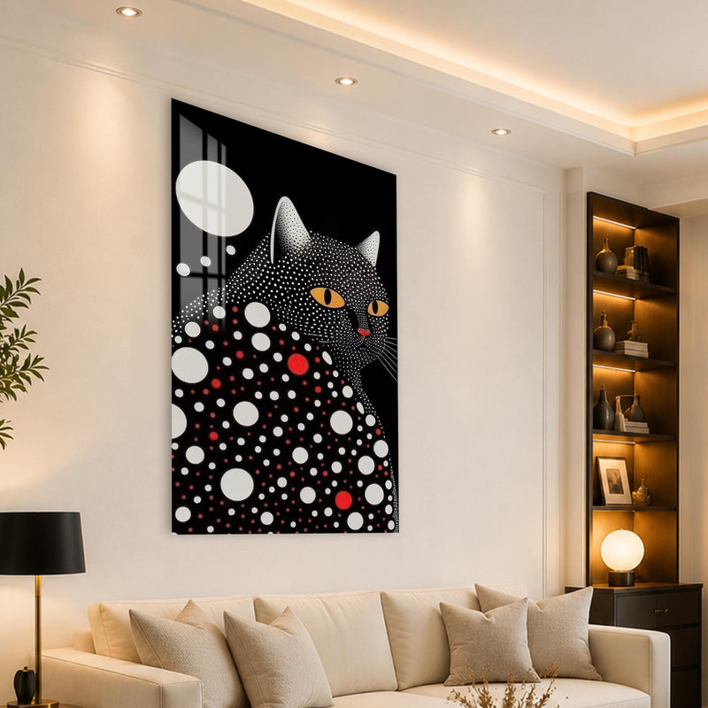 Dotted Midnight Cat lifestyle view