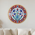 Ottoman Floral Medallion with gold frame