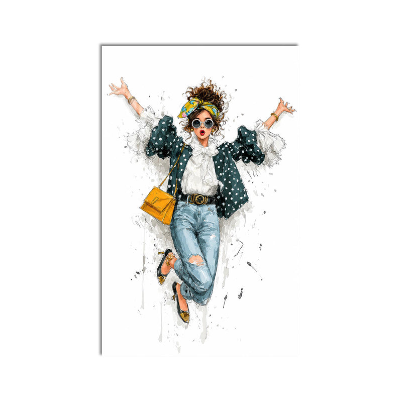 Playful Fashionista product shot on white background