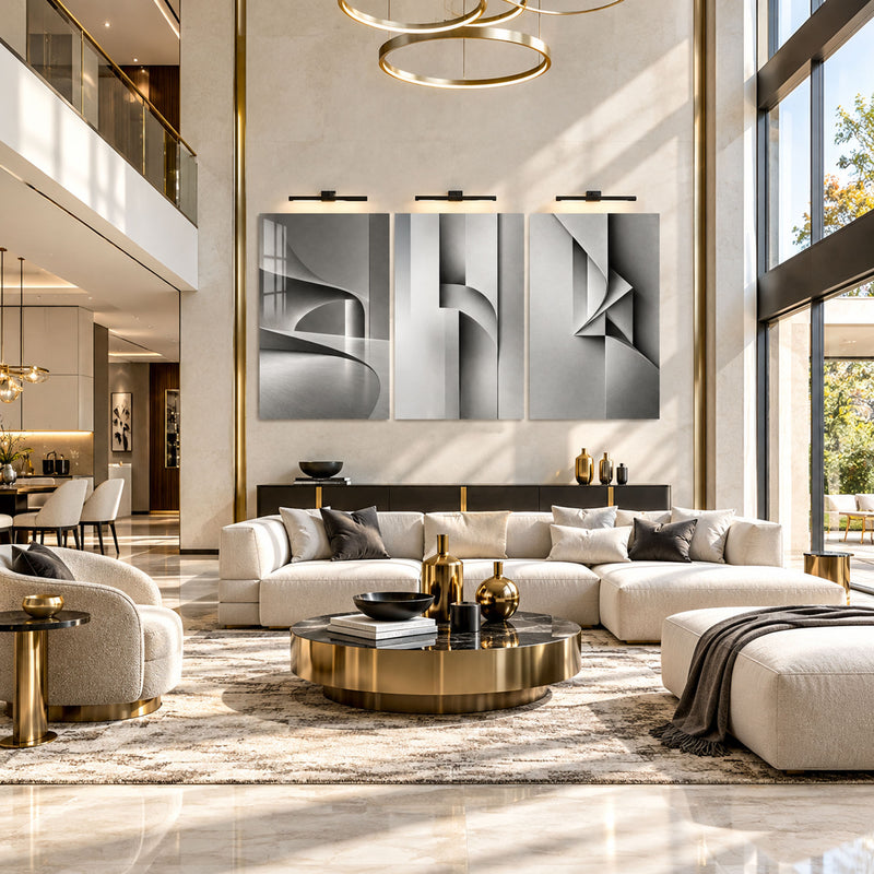 Sculptural Gray lifestyle view