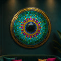 Concentric Emerald Iris Mandala lifestyle view