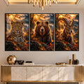 Golden Wilderness with black frame