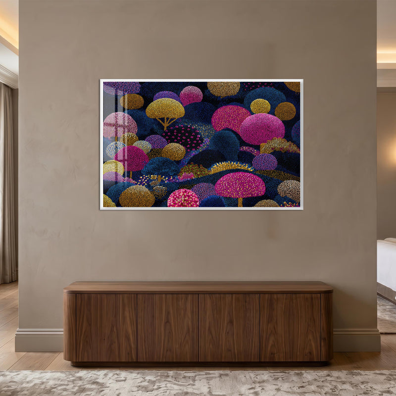 Dotted Dreamscape with white frame
