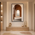 Arches To The Horizon with black frame