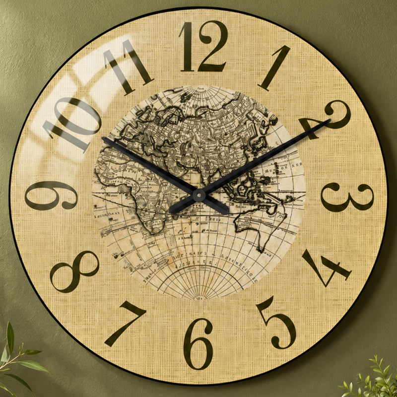 Vintage World Map lifestyle view