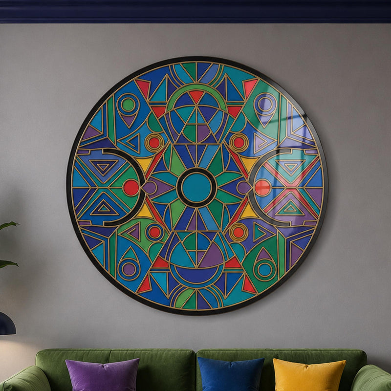 Enamel Geometric Kaleidoscope lifestyle view