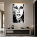 Ink Gaze with white frame