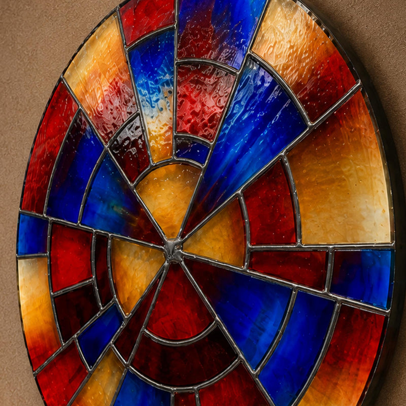 Radial Stained Glass Sunburst lifestyle view