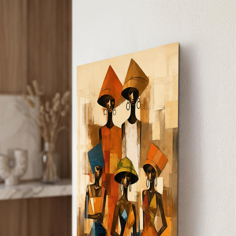 Artronauts Glass Print Sisters of the Sun Glass Wall Art