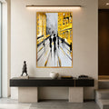 Golden City Walk with gold frame