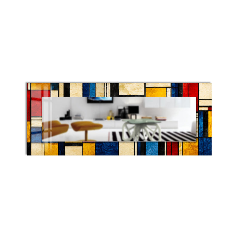 Mondrian Stained Glass product shot on white background