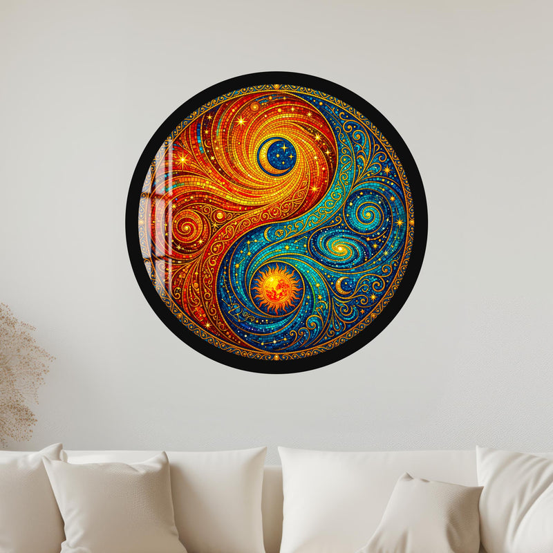 Celestial Harmony with gold frame