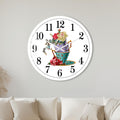Floral Teacup Stack with white frame