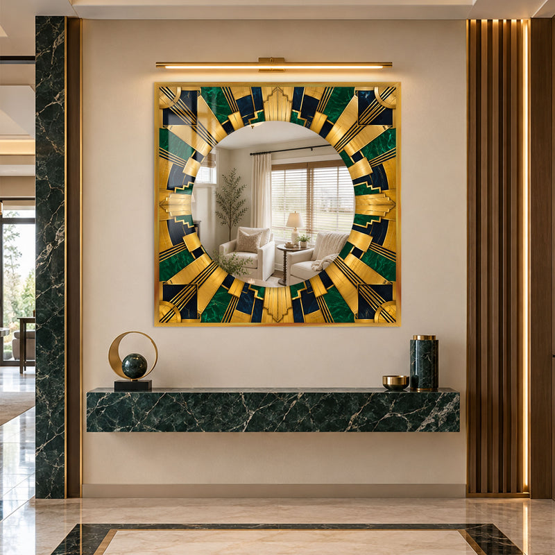 Emerald Deco Radiance with black frame