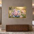 Sunlit Garden Bouquet with gold frame