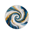 Sapphire Marble Vortex product shot on white background