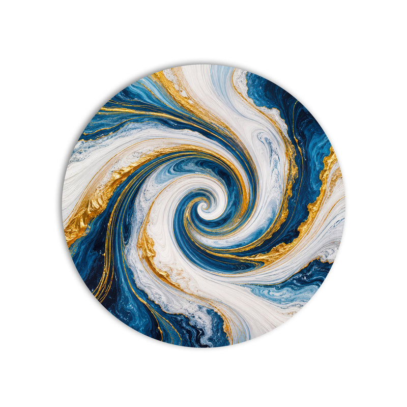 Sapphire Marble Vortex product shot on white background