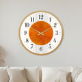 Orange Orbit with gold frame