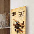Vintage Biplane Studies close-up angled detail