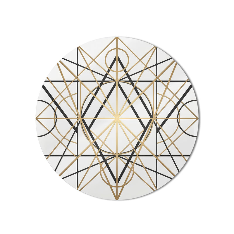 Sacred Geometry Star Line Art product shot on white background