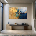 Azure Gold Divide with silver frame