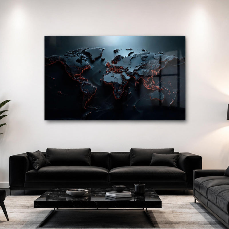 Ember World Map lifestyle view